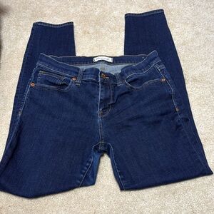 Madewell Skinny Blue Jeans